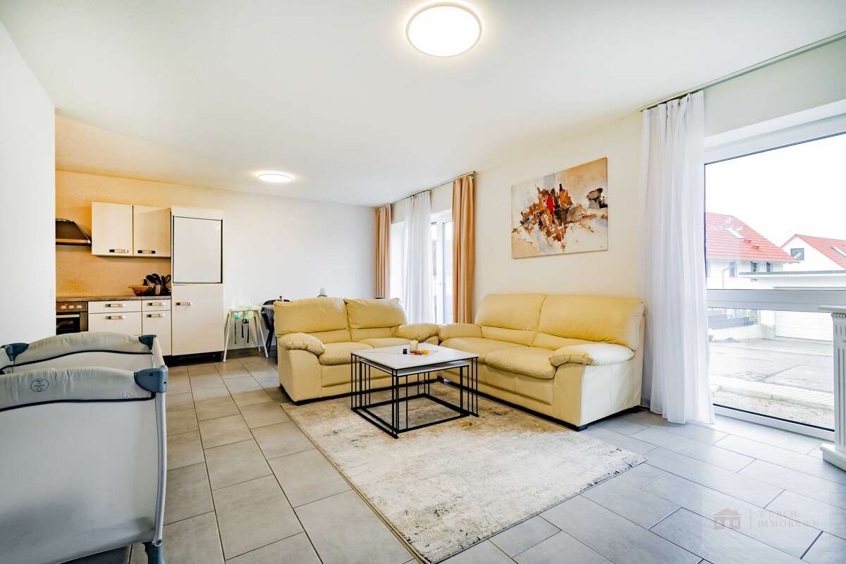 Immobilie in Schallstadt - Neubau Dreizimmerwohnung in ruhiger Lage von Schallstadt KfW 55 - Bild 0