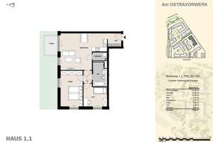 **Erstbezug** Schöne 3-Raum-Wohnung mit Balkon in Dresden-Friedrichstadt – Friedrichstraße  60, 1067 Friedrichstadt, Dresden – Vorschaubild 13