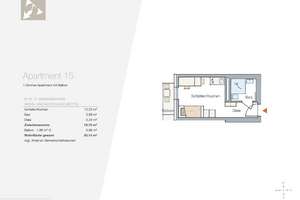 Zentrales Neubauapartment für Studierende & Azubis – Strom & Internet inbegriffen WE 15