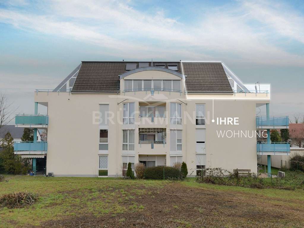 Immobilie in Grünstadt - Stadtleben mit Ausblick: Extravagante Maisonettewohnung mit Dachterrasse & zwei Stellplätzen - Bild 1