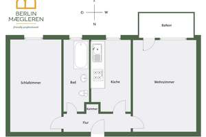 Helle 2-Zimmerwohnung mit Süd-Balkon – Gasteiner Straße 7 7, 10717 Wilmersdorf, Berlin – Vorschaubild 34