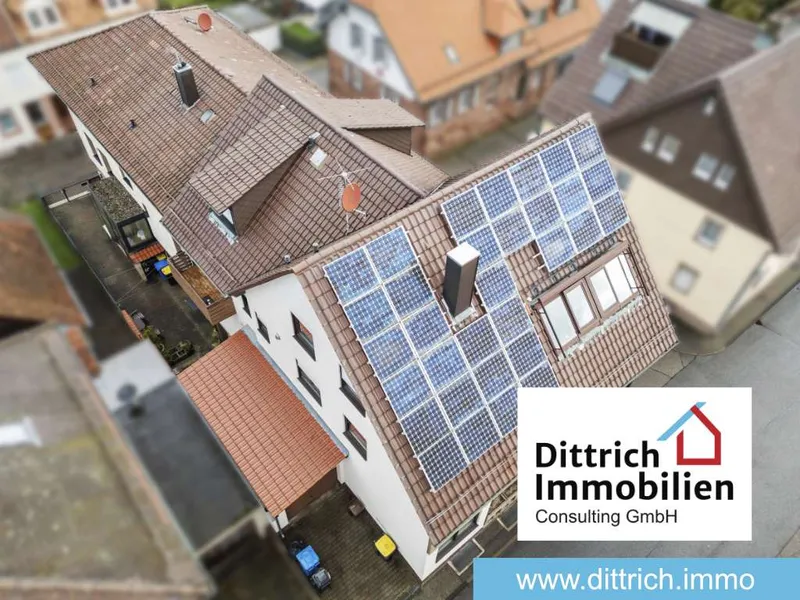4Wohnungen + 3Gewerbe – Pforzheim-Büchenbronn – WEG-Aufteilung