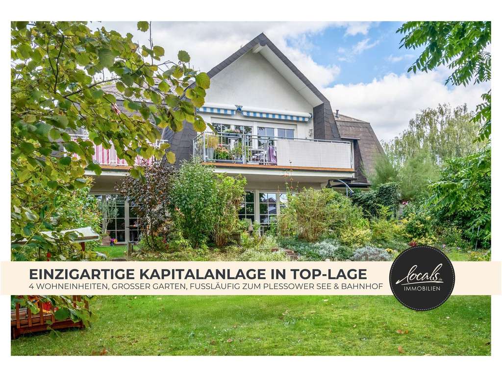 Attraktive Kapitalanlage in Toplage von Werder (Havel) – 4 Wohneinheiten, Garten und Ausbaureserve