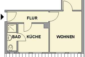 Kleine 2-Raum-Wohnung in begrünter Wohnanlage – Gottfr.-Keller-Str. 50, 9113 Schloßchemnitz, Chemnitz – Vorschaubild 3