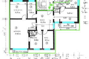 + + Moers-Zentrum nähe Park | Wohnung mit Einbauküche + Stellplatz | Renoviert | KEINE Provision + + – Uerdinger Straße 26, 47441 Mitte, Moers – Vorschaubild 2