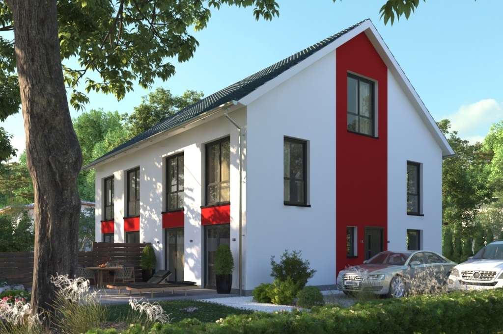 Kürten-Breibach: familiengerecht geplante Doppelhaushälfte - Ihr massives Elbe-Haus