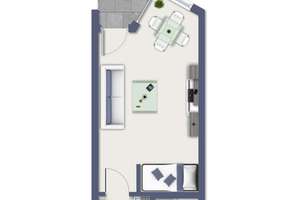 Charmantes 1-Zimmer-Appartement mit Balkon und Stellplatz in Würzburg - Lengfeld – Die vollständige Adresse der Immobilie erhältst du vom Anbieter., 97076 Lengfeld, Würzburg – Vorschaubild 1