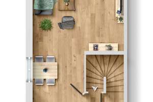 Ruhiges Stadthaus in Niedrigenergiebauweise mit Dachterrasse in gesuchter Wohnlage nähe Stadtwald! – 64293 Darmstadt-Nord, Darmstadt – Vorschaubild 8