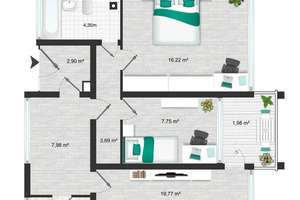 Loftgefühl mit 3,70 m Deckenhöhe & seltenes Dachterrassen-Potenzial in München – Die vollständige Adresse der Immobilie erhältst du vom Anbieter., 80993 Alt-Moosach, München – Vorschaubild 9