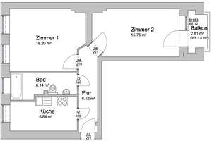 HOHE DECKEN & BALKON - RUHIGE SEITENSTRASSE & ZENTRALE ANBINDUNG - NÄHE VOLKSPARK JUNGFERNHEIDE – Die vollständige Adresse der Immobilie erhältst du vom Anbieter., 13629 Siemensstadt, Berlin – Vorschaubild 18