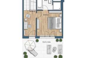 Hubland View Würzburg - Townhäuser mit Aussicht (Haus Nr. 22) – Franziska-Kimpfler-Straße 1, 97074 Frauenland, Würzburg – Vorschaubild 16