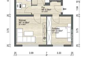 3-Zimmer-Wohnung in Hannover nach Kernsanierung Provifrei – 30519 Mittelfeld, Hannover – Vorschaubild 13