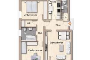 *Mehrheitsanteil!* 4 Wohnungen im Paket *Fenster, Heizung neuwertig* 7-Parteienhaus *PROVISIONSFREI* – Die vollständige Adresse der Immobilie erhältst du vom Anbieter., 85399 Hallbergmoos – Vorschaubild 13