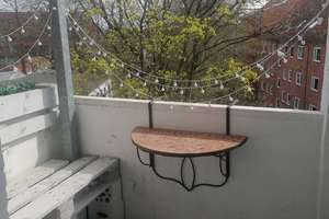 Ravensberg 1 Min neben Uni / 2 Zi Whg  Balkon /Klönküche möbl / Waschm Geschirrsp , Holzbode Balkon, – Knooper Weg 162, 24105 Ravensberg, Kiel – Vorschaubild 20