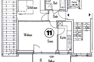 Blick ins Grüne: barrierearme Single - Wohnung m. XL-Balkon, Aufzug & Stellplatz in Premium Wohnlage – Schweriner Str. 3, 46145 Alsfeld, Oberhausen – Vorschaubild 16