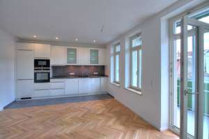 Hochwertig sanierte 3-Zimmer-Wohnung mit Luxus-Einbauküche, Terrasse und Gartenabteil – 4299 Stötteritz, Leipzig – Vorschaubild 2