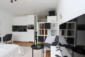 MODERN & MÖBLIERT! 1-Zimmer-Apartment zum ERSTBEZUG – Leopoldstraße 206, 80804 Neufreimann, München – Vorschaubild 3