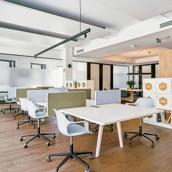 Coworking-Bereich in Regus Grugaplatz