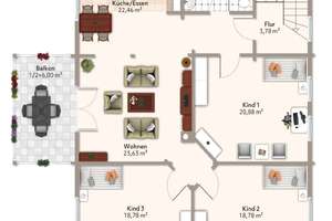 Außergewöhnliches Massiv-Holzhaus in grüner Idylle - perfektes Zuhause in Kirchseeon – Die vollständige Adresse der Immobilie erhältst du vom Anbieter., 85614 Kirchseeon – Vorschaubild 27