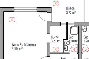 1-Zimmer-Wohnung mit Balkon zum 01.10.2026 – Zur Forstquelle 2, 69126 Boxberg, Heidelberg – Vorschaubild 6