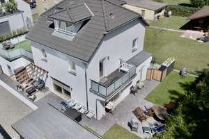 Architekten-Haus in idyllischer A1-Mikrolage, Raumwunder, 300m Luftlinie zur Isar, 8km v. Zentrum!  – Isaraustraße 16a, 85774 Unterföhring – Vorschaubild 1