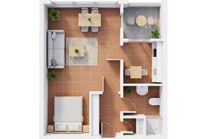 - Modern wohnen oder clever investieren - 1-Zimmer-Wohnung mit Loggia  – Die vollständige Adresse der Immobilie erhältst du vom Anbieter., 22926 Ahrensburg – Vorschaubild 11