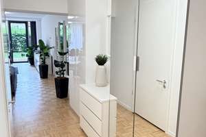„Wohnen wie im Hotel: Möbliertes Apartment mit Garten, Fitnessraum & Rezeption“ Voll möbliert  – Schreiberstraße 37, 70199 Heslach, Stuttgart – Vorschaubild 10
