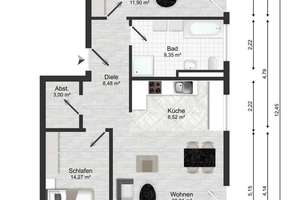 Barrierefreie Neubau-Eigentumswohnung inkl. hochwertigem Interieur in Magdeburg! Provisionsfrei! – Brückstr.  25, 39114 Berliner Chaussee, Magdeburg – Vorschaubild 12