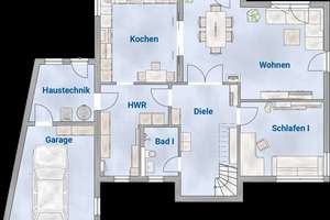 Mit Erdwärme, Fußbodenheizung, Einbauküche, Garage, Kamin u.v.m.: Neubau-Einfamilienhaus Bad Saarow – Die vollständige Adresse der Immobilie erhältst du vom Anbieter., 15526 Bad Saarow – Vorschaubild 20