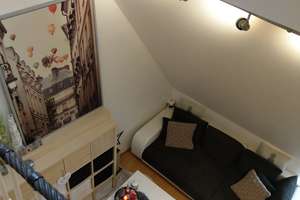 Stilvolle, möblierte 1,5-Zimmer-Maisonette-Wohnung mit EBK am Friedensplatz in Rüsselsheim am Main – Friedensplatz 12, 65428 Rüsselsheim am Main – Vorschaubild 10