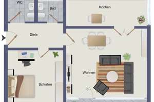 Ruhige zentrumsnahe Wohnung, 72qm, 2,5 Zimmer – Friedrich-Ebert-Straße 29, 57072 Siegen, Siegen – Vorschaubild 13