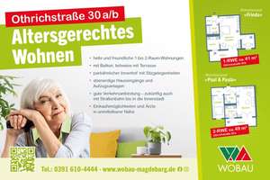 !!!Senioren aufgepasst - kuschlige 1-Raumwohnung!!! – Othrichstr. 30b, 39128 Neustädter Feld, Magdeburg – Vorschaubild 5