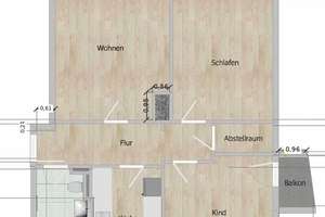 Erstbezug nach Sanierung: Helle 3-Zimmer-Wohnung mit drei Balkonen in Weilimdorf – Gerstenhalde 5, 70499 Bergheim, Stuttgart – Vorschaubild 10