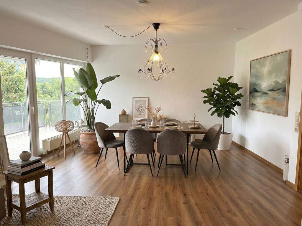 Immobilie in Staig - Maisonettewohnung mit ca. 75m² Wohn- und Nutzfläche, großem Balkon und Garage - Bild 2