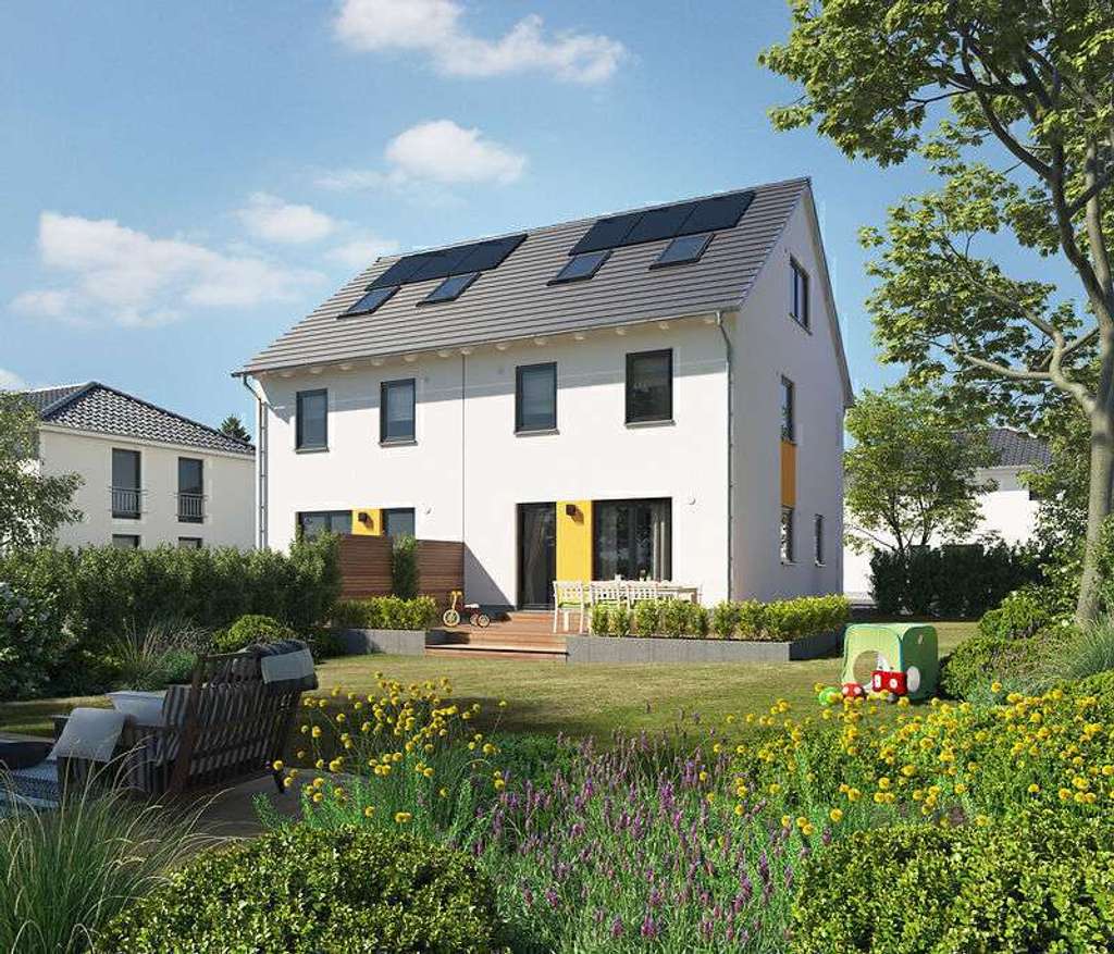 Immobilie in Schillingen - 2x Doppelhaushälften, massiv gebaut, Preis inkl. Grundstück - Bild 0