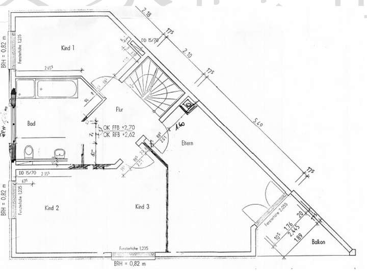 Grundriss Obergeschoss