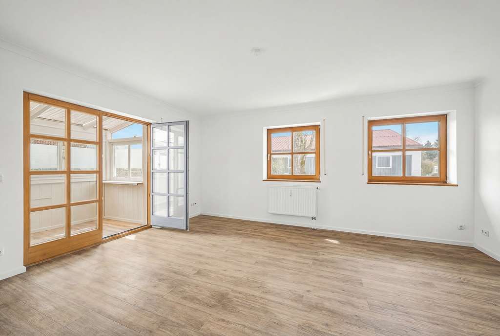 Immobilie in Schäftlarn - Ihr Rückzugsort im Grünen – Maisonette mit Garten & Alpenblick - Bild 1