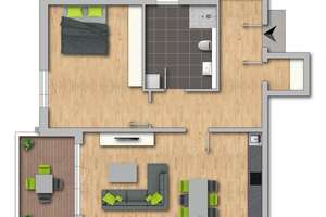 Hochwertige Neubauwohnung mit Balkon, Aufzug & Stellplatz in zentraler Lage (inkl. Internet) – Zum Lith 125, 47055 Wanheimerort, Duisburg – Vorschaubild 11