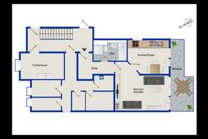 1,5-Zimmer-Erdgeschosswohnung mit Terrasse, Garten und Stellplatz in Nürnberg-Gebersdorf – Die vollständige Adresse der Immobilie erhältst du vom Anbieter., 90449 Gebersdorf, Nürnberg – Vorschaubild 9
