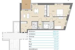 3-Zimmer-Neubauwohnung an der Kieler Hörn – Die vollständige Adresse der Immobilie erhältst du vom Anbieter., 24143 Gaarden-Ost, Kiel – Vorschaubild 9