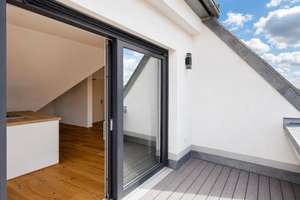 Dachgeschoss-Maisonette ** Neubau am Park ** Süd-Terrasse ** Einbauküche ** Lift – Beuchaer Straße 17, 4318 Anger-Crottendorf, Leipzig – Vorschaubild 8