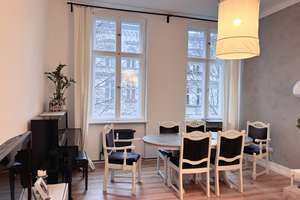 Zwischenmiete ab 1.1.2026 – 30.04.2026 voll möblierte 3‑Zimmer‑Wohnung 87 m² – Nollendorfstraße 40, 10783 Schöneberg, Berlin – Vorschaubild 2