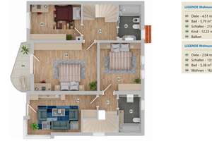 Raumwunder mit flexiblen Möglichkeiten: Haupthaus mit Einliegerwohnung – Die vollständige Adresse der Immobilie erhältst du vom Anbieter., 82256 Fürstenfeldbruck – Vorschaubild 35