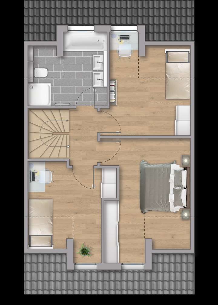 Grundriss Haus 04 DG_Schwäbisc