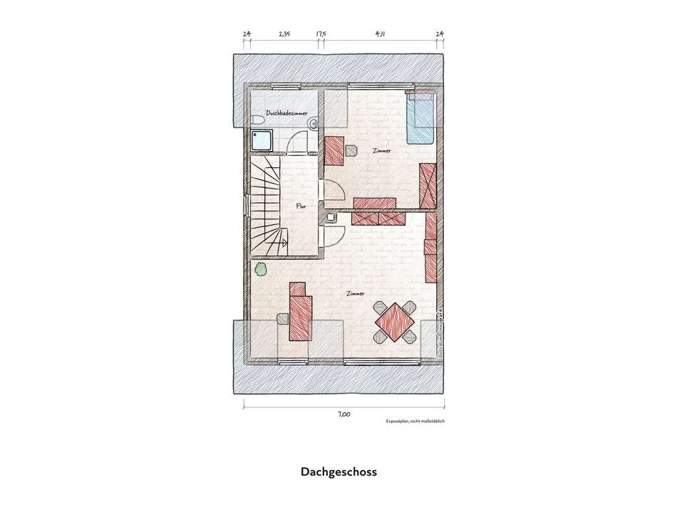 Grundriss Dachgeschoss