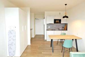 N-Marienberg: Top-möbliertes 1-Zi-Apartment (5.OG m. L.) nähe Flughafen – Die vollständige Adresse der Immobilie erhältst du vom Anbieter., 90411 Mooshof, Nürnberg – Vorschaubild 2