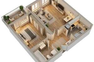 Provisionsfrei - Gepflegte 2-Zimmerwohnung mit Balkon Fürth - Privatverkauf – Rudolf-Schiestl-Straße 15, 90765 Ronhof, Kronach, Fürth – Vorschaubild 5