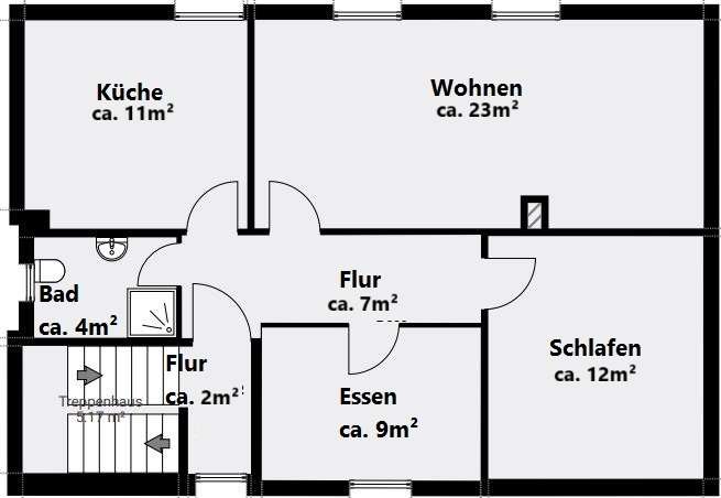 Dachgeschoss Hinterhaus