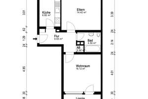 Komplett sanierte 2-Zimmer-Wohnung mit Balkon & modernem Bad in Wiesbaden-Bierstadt – Die vollständige Adresse der Immobilie erhältst du vom Anbieter., 65191 Bierstadt, Wiesbaden – Vorschaubild 7