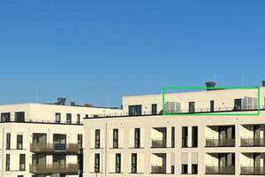 Penthouse mit 3 Zimmern und 36qm Südterrasse